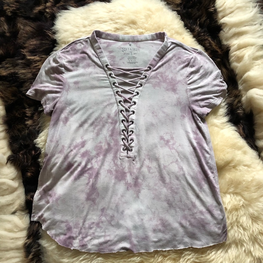 American Eagle soft & sexy tie-dye tee